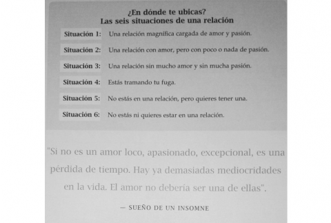 ¿En que situación esta tu relación de pareja?