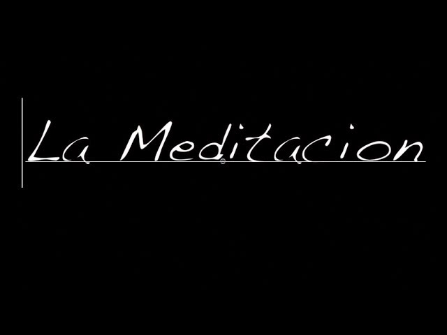 Imagen portada La Meditación