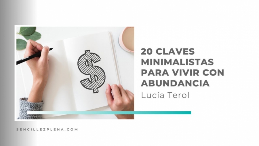 Imagen portada 20 claves minimalistas para disfrutar de la abundancia