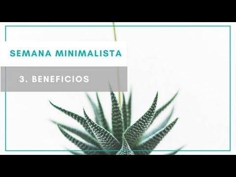 Imagen portada Beneficios del minimalismo SEMANA MINIMALISTA 3