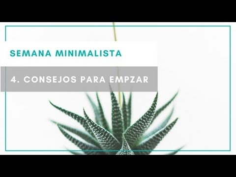Imagen portada Consejos para empezar SEMANA MINIMALISTA 4