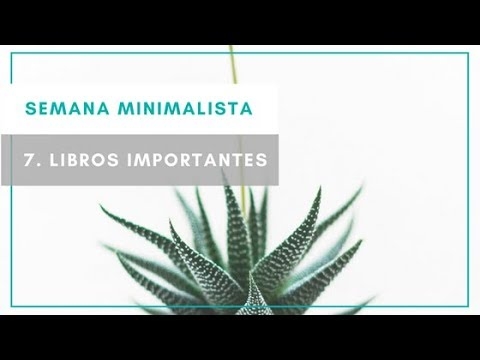 Imagen portada Libros que aportan valor SEMANA MINIMALISTA 7