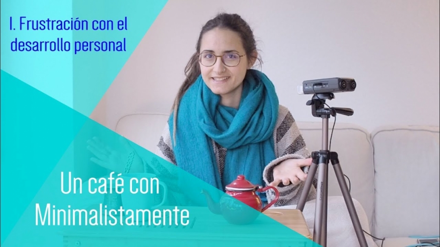 Imagen portada Un café con Minimalistamente || Frustración con los libros de autoayuda.