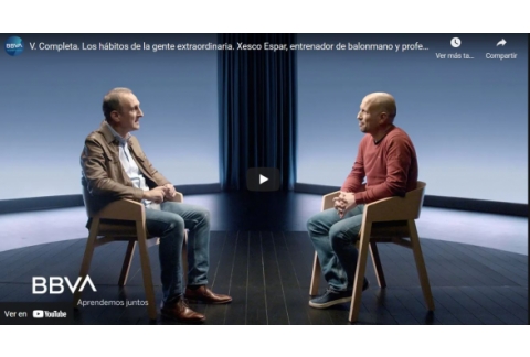 Los hábitos de la gente extraordinaria. Xesco Espar, entrenador de balonmano y profesor