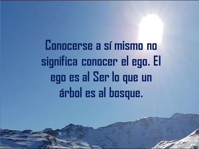 Imagen portada Conocerse a sí mismo no significa conocer el ego