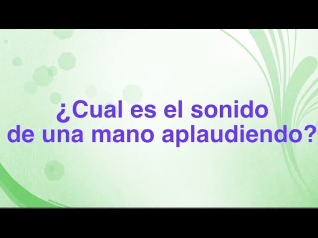 Imagen portada Koan ¿Cual es el sonido de una mano aplaudiendo?
