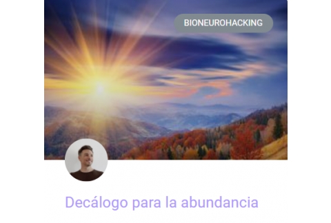 Decálogo para la abundancia