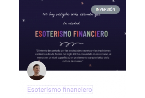 Esoterismo financiero