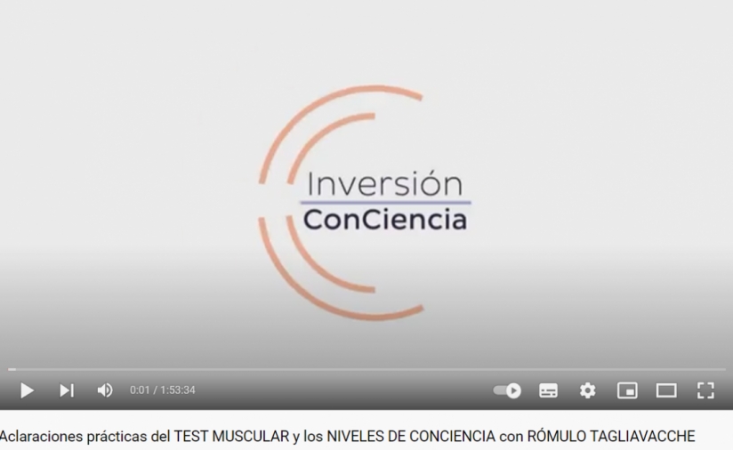 Imagen portada Aclaraciones prácticas del TEST MUSCULAR y los NIVELES DE CONCIENCIA