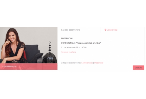 CONFERENCIA: “Responsabilidad afectiva”