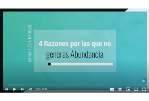 4 Razones por las que NO ERES PRÓSPERO | Psicóloga Maria Elena Badillo