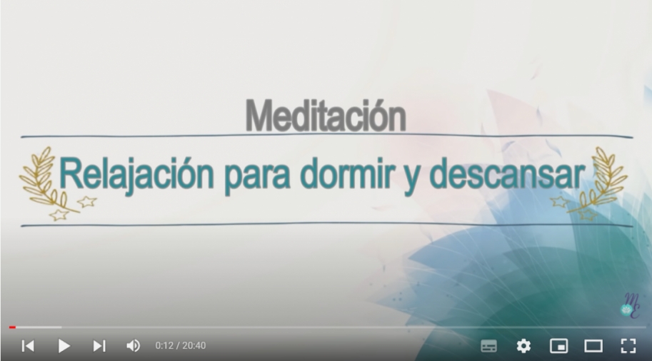 Imagen portada Meditación para relajarse, descansar o dormir mejor - Psicóloga Maria Elena Badillo
