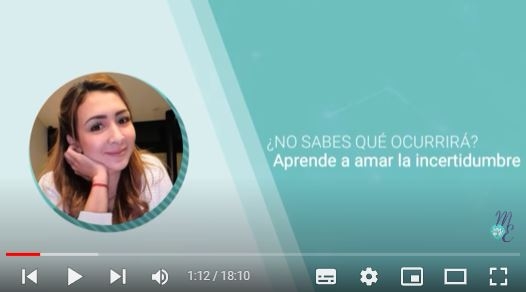 Imagen portada ¿TEMES LO QUE PUEDA PASAR? ¡GENIAL! Aprende a amar la INCERTIDUMBRE | Psicóloga Maria Elena Badillo