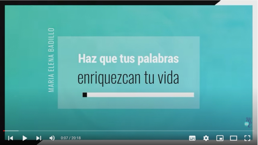 Imagen portada Haz que tus palabras enriquezcan tu vida | Psicóloga Maria Elena Badillo