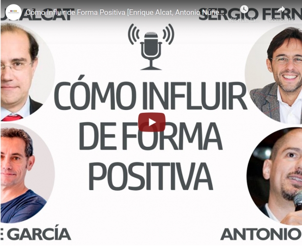 Imagen portada Cómo Influir de Forma Positiva [Enrique Alcat, Antonio Núñez, Josepe García]⎮Sergio Fernández
