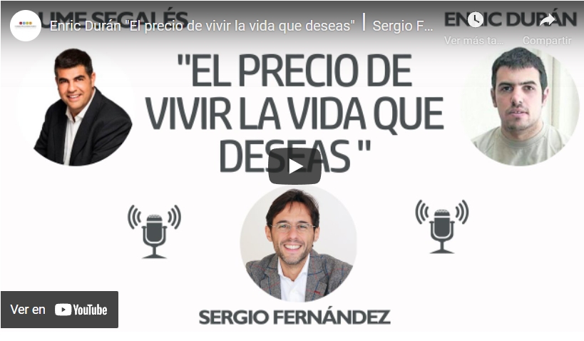 Imagen portada El precio de vivir la vida que deseas"⎮Sergio Fernández, Enric Durán, Instituto Pensamiento Positivo
