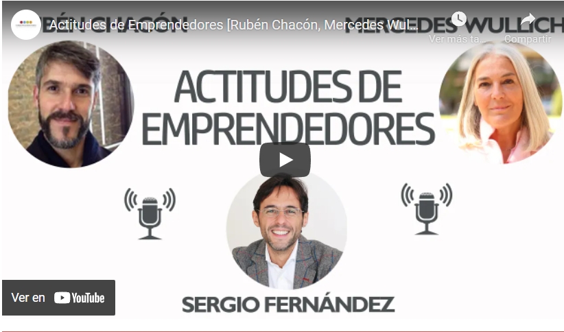 Imagen portada Actitudes de Emprendedores [Rubén Chacón, Mercedes Wullich]⎮Sergio Fernandez, Pensamiento Positivo