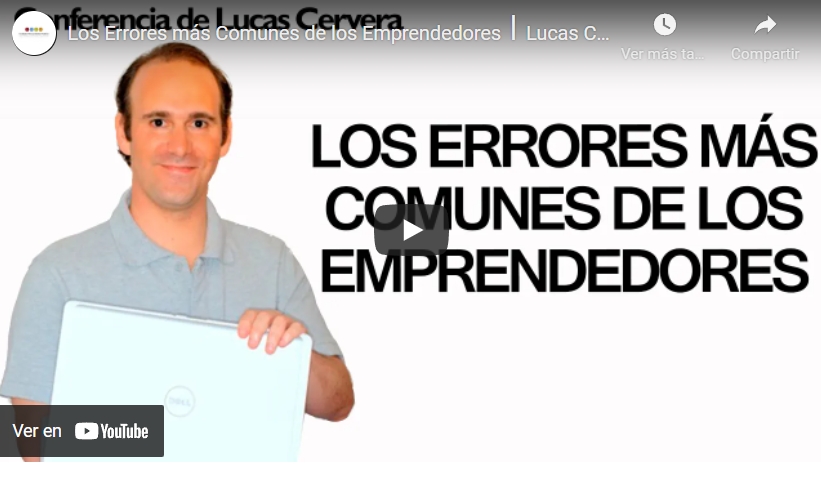 Imagen portada Los Errores más Comunes de los Emprendedores⎮Lucas Cervera, Instituto Pensamiento Positivo