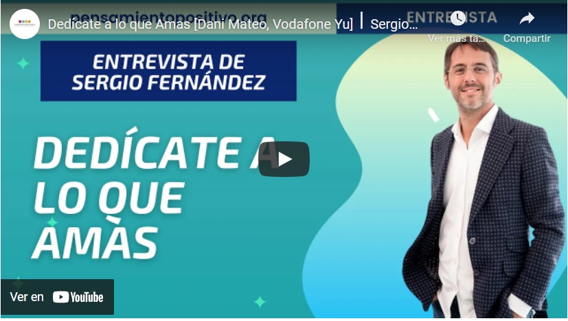 Imagen portada Dedícate a lo que Amas [Dani Mateo, Vodafone Yu]⎮Sergio Fernández, En los 40 Principales