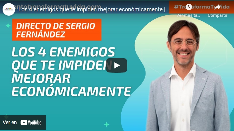 Imagen portada Los 4 enemigos que te impiden mejorar económicamente | Sergio Fernández