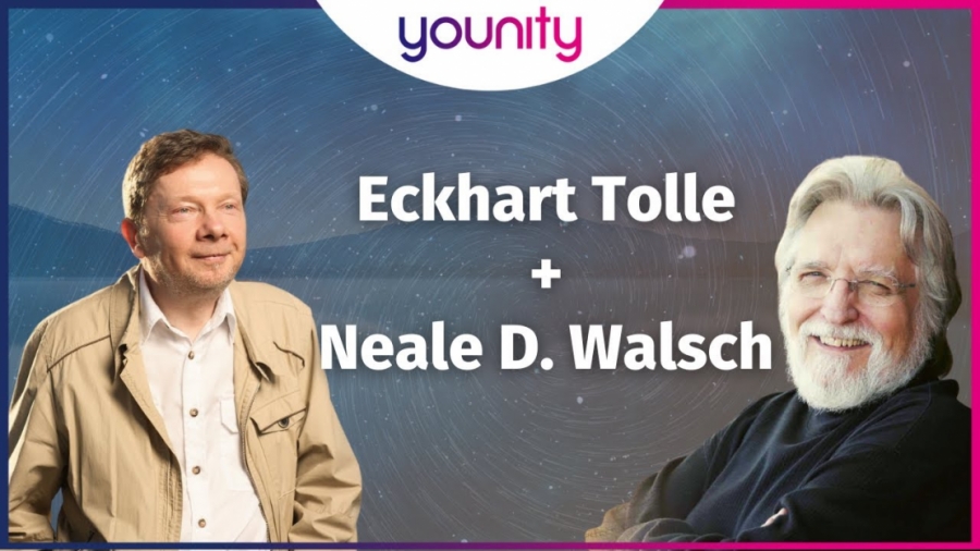 Imagen portada Neale Donald Walsch conversa con Eckhart Tolle sobre cómo vivir el momento presente