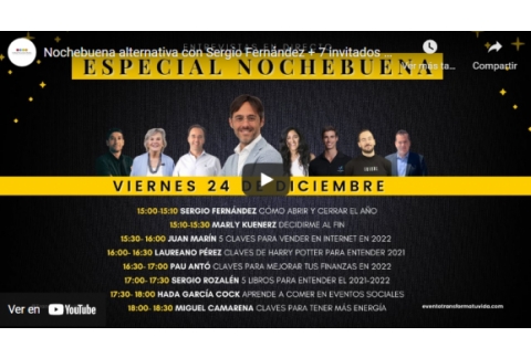 Nochebuena alternativa con Sergio Fernández + 7 invitados - Cómo cerrar y abrir el año