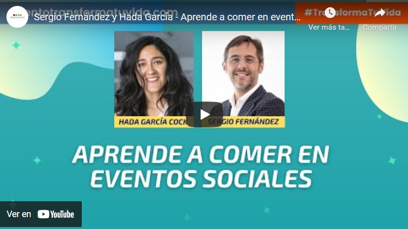Imagen portada Sergio Fernández y Hada García - Aprende a comer en eventos sociales