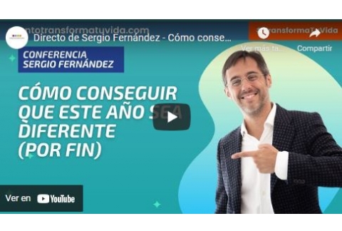 Directo de Sergio Fernández - Cómo conseguir que este año sea diferente (por fin)