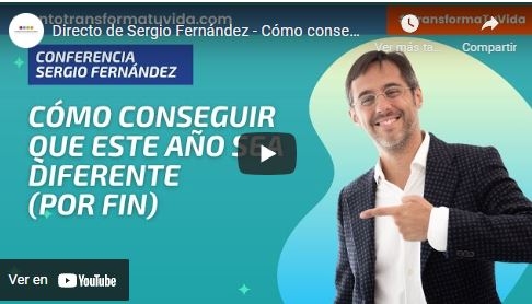 Imagen portada Directo de Sergio Fernández - Cómo conseguir que este año sea diferente (por fin)