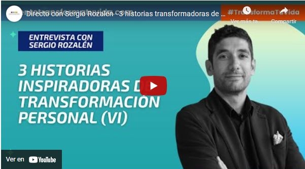 Imagen portada Directo con Sergio Rozalén - 3 historias transformadoras de desarrollo personal VI