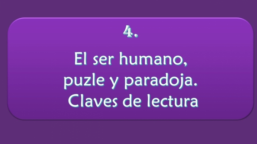 Imagen portada El ser humano, puzle y paradoja. Claves de lectura