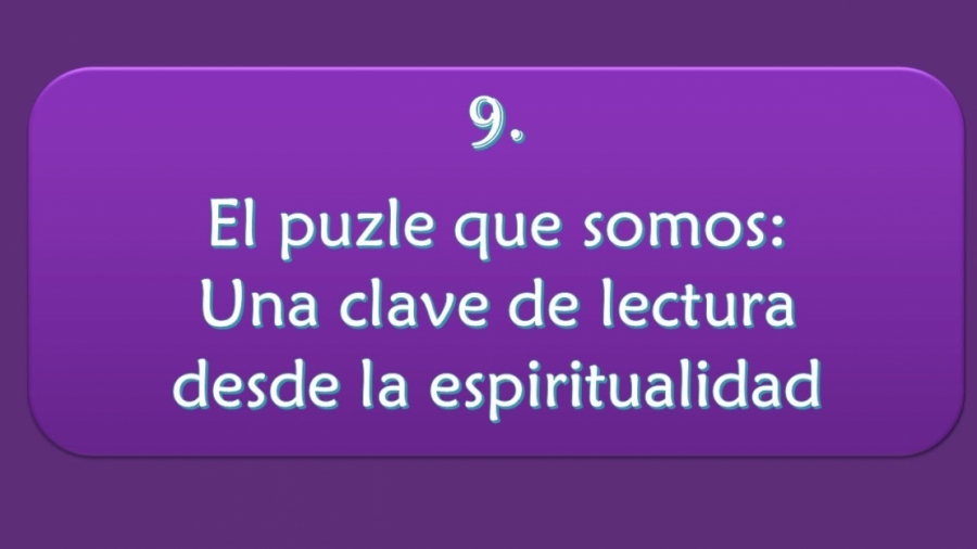 Imagen portada El puzle que somos: Una clave de lectura desde la espiritualidad