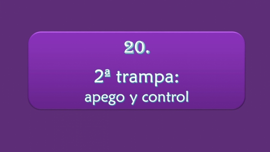 Imagen portada 2ª trampa: apego y control