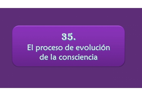 El proceso de evolución de la consciencia