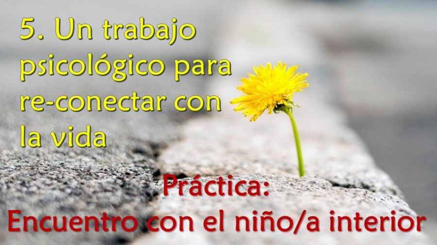 Imagen portada Un trabajo psicológico para re-conectar con la vida - Práctica: Encuentro con el niño/a interior