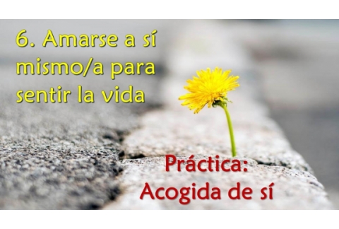 Amarse a sí mismo/a para sentir la vida - Práctica: Acogida de sí