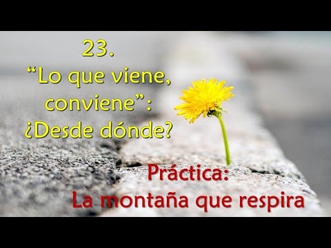 Imagen portada "Lo que viene, conviene" : ¿Desde dónde? - Práctica: la montaña que respira