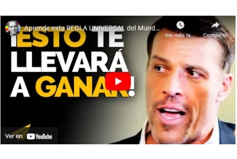 Aprende esta REGLA UNIVERSAL del Mundo Financiero | Tony Robbins en Español: 10 Reglas para el éxito