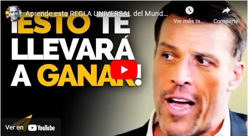 Imagen portada Aprende esta REGLA UNIVERSAL del Mundo Financiero | Tony Robbins en Español: 10 Reglas para el éxito