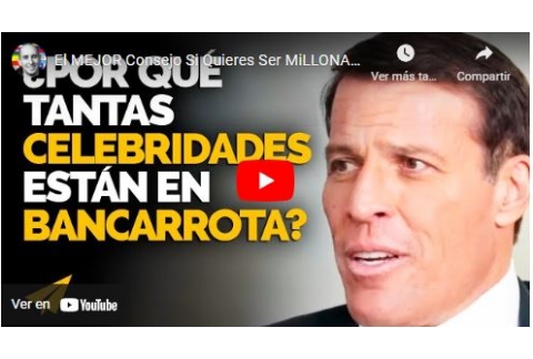 El MEJOR Consejo Si Quieres Ser MiLLONARIO | Tony Robbins en Español: 10 Reglas para el éxito