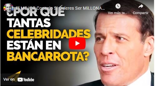 Imagen portada El MEJOR Consejo Si Quieres Ser MiLLONARIO | Tony Robbins en Español: 10 Reglas para el éxito