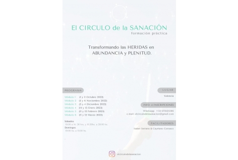Transformando las HERIDAS en ABUNDANCIA Y PLENITUD - Formación Práctica