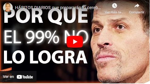 Imagen portada HÁBITOS DIARIOS que prepararán tu cerebro para conseguir LO QUE QUIERAS | Tony Robbins