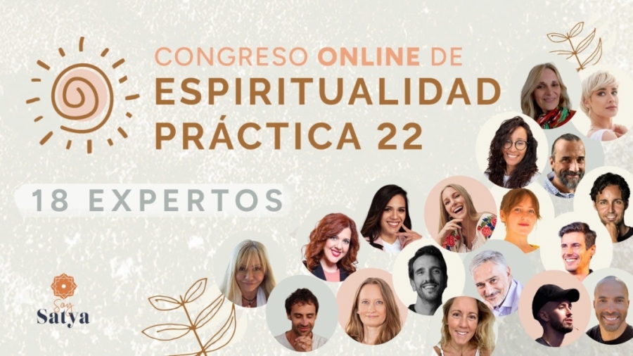 Imagen portada I Congreso Espiritualidad Práctica I Adela pastor para Soy Satya