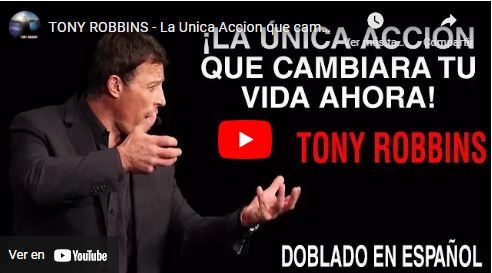 Imagen portada TONY ROBBINS - La Unica Accion que cambiara tu vida Ahora - DOBLADO EN ESPAÑOL