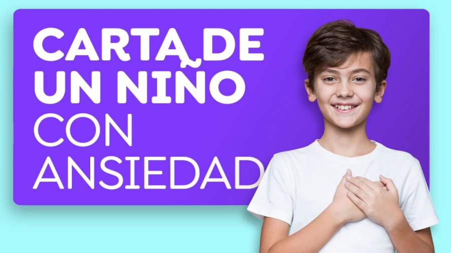 Imagen portada Carta de un niño con ansiedad