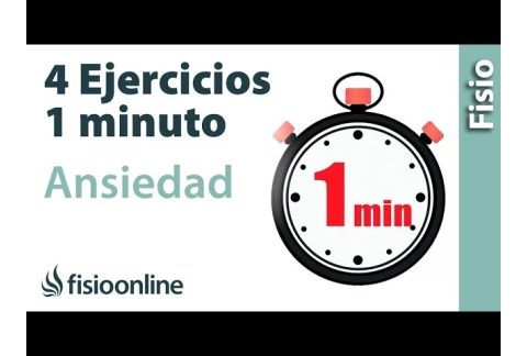 4 Ejercicios de 1 minuto para la ANSIEDAD y nerviosismo