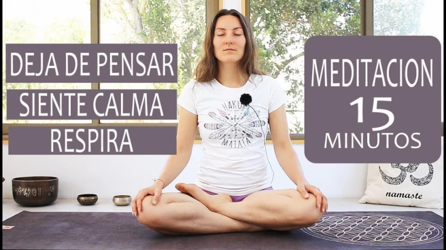 Imagen portada MEDITACION para DEJAR DE PENSAR, aliviar estres y ansiedad - guiada | MalovaElena