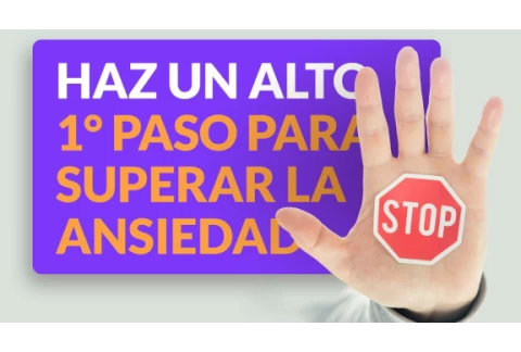 Primer paso para superar la ansiedad: Haz un alto y acéptala 1️⃣ ✅