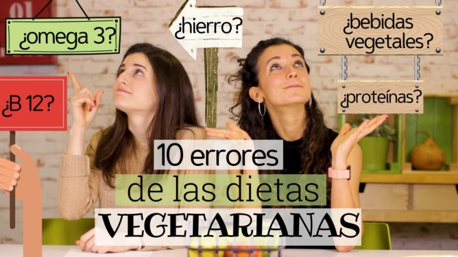 Imagen portada ERRORES FRECUENTES DE LAS DIETAS VEGETARIANAS | Dudas alimentación vegetariana